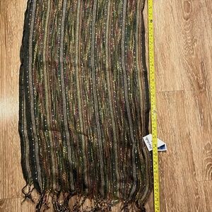 Handmade Multicolor Woven Fabric Scarf